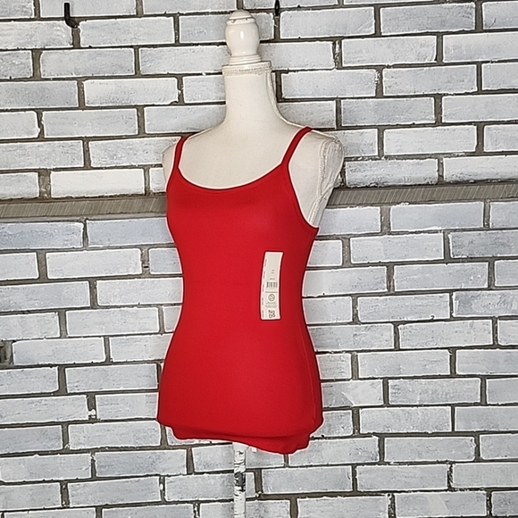 No Boundaries Tops - • NWT No Boundaries Women's Sleeveless Ribbed Cami Tank Top Size XL Red